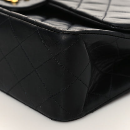 Chanel Lambskin Quilted Medium Double Flap Black 9 of 9