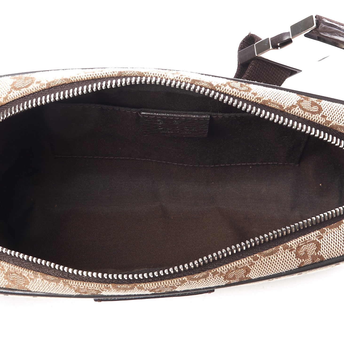 Gucci Monogram Belt Bag Dark Brown 4 of 9