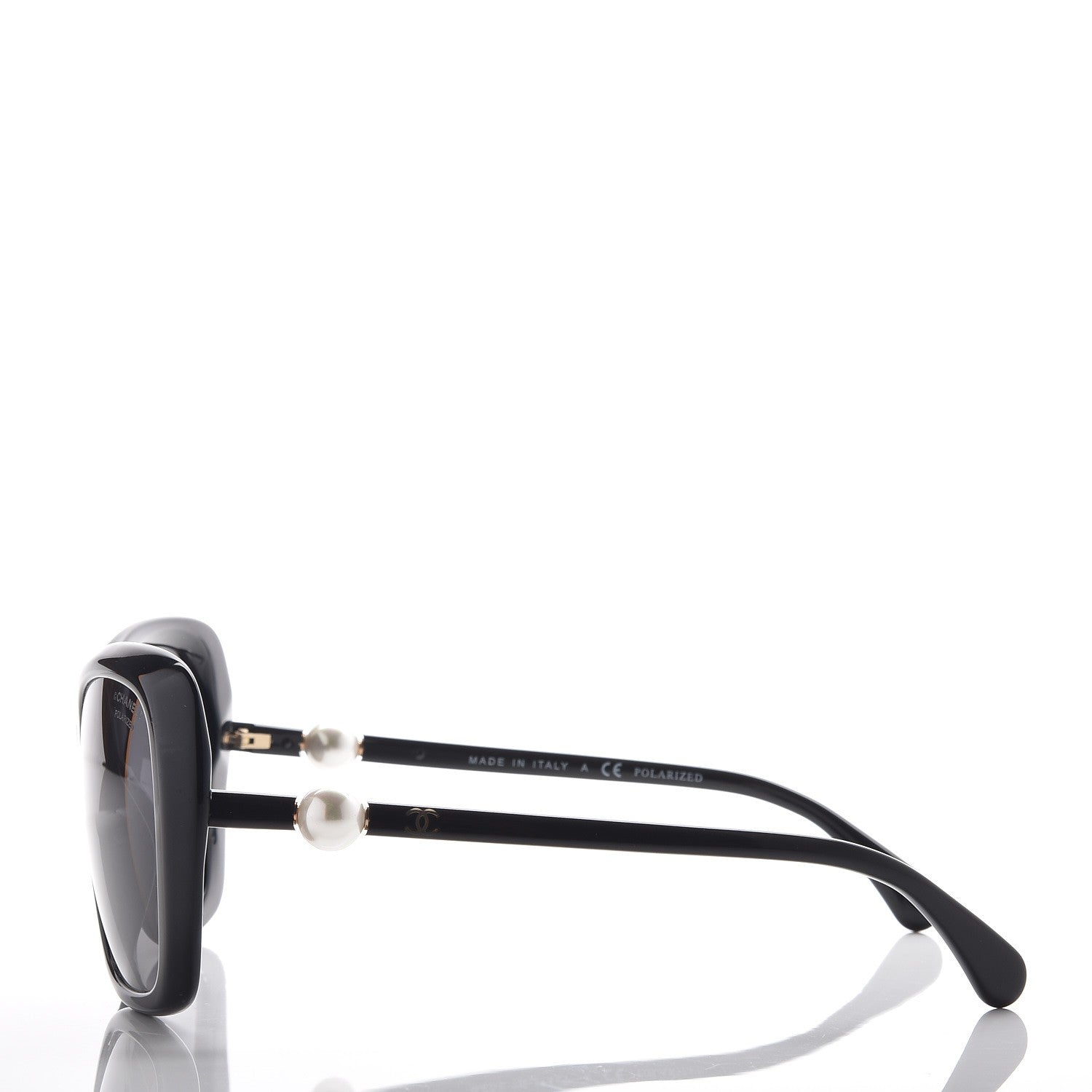 Chanel Pearl Polarized Sunglasses 5303-H Black 3 of 9