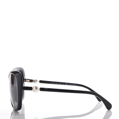 Chanel Pearl Polarized Sunglasses 5303-H Black 3 of 9