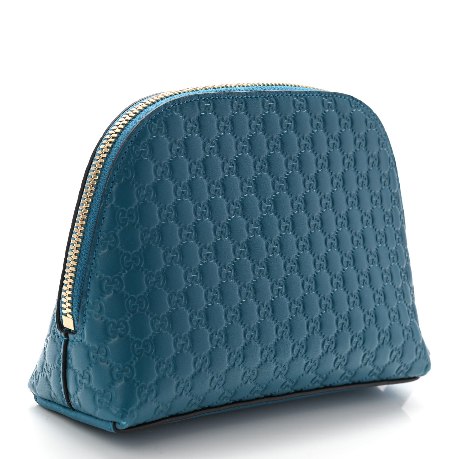Gucci Microguccissima GG Cosmetic Case Deep Cobalt 3 of 11