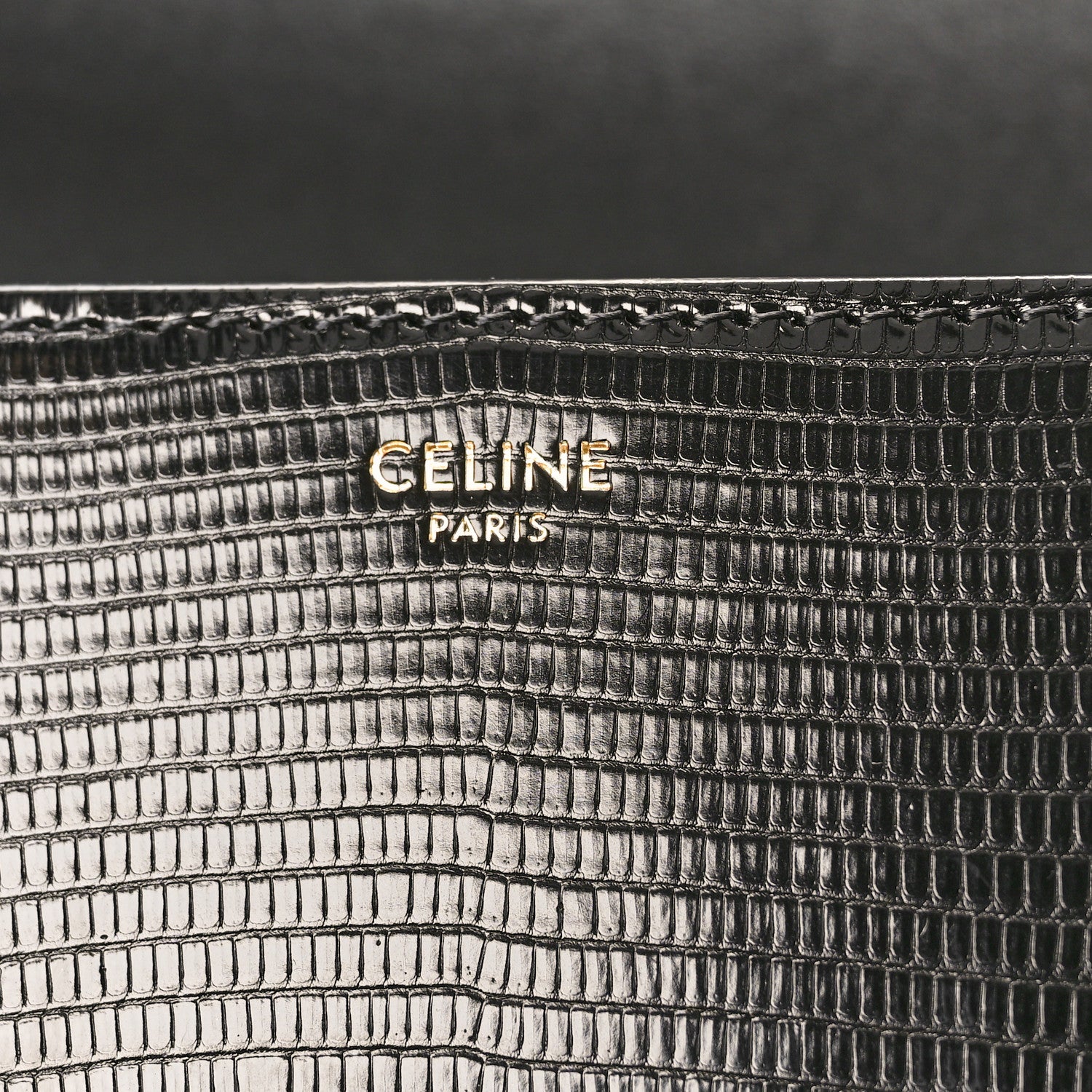 Celine Lizard Teen Triomphe Black 6 of 9