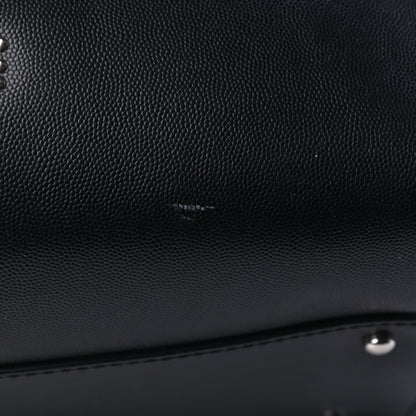 Chanel Caviar Medium Studded Deauville Tote Black 12 of 13