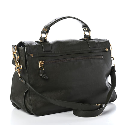 Proenza Schouler Lambskin Medium PS1 Satchel Dark Olive 2 of 4