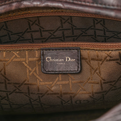 Christian Dior Lambskin Cannage Large Lady Dior Dark Brown 5 of 20