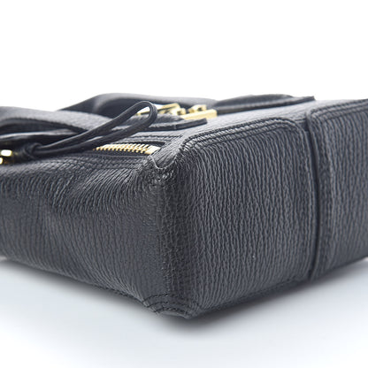 3.1 Phillip Lim 3.1 Textured Calfskin Mini Pashli Satchel Black 7 of 8
