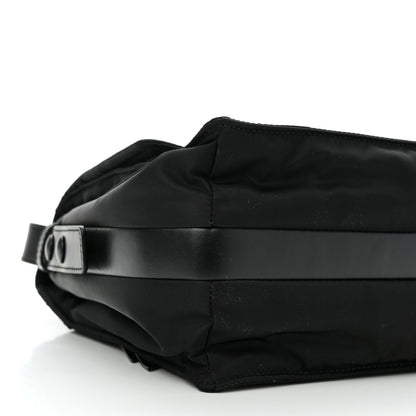 Prada Re-Nylon Vitello Padded Large Flap Shoulder Bag Black 8 of 9