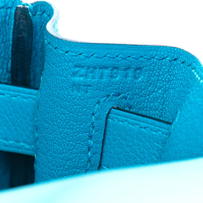 Hermes Evercolor Kelly Retourne 28 Bleu Frida 8 of 9