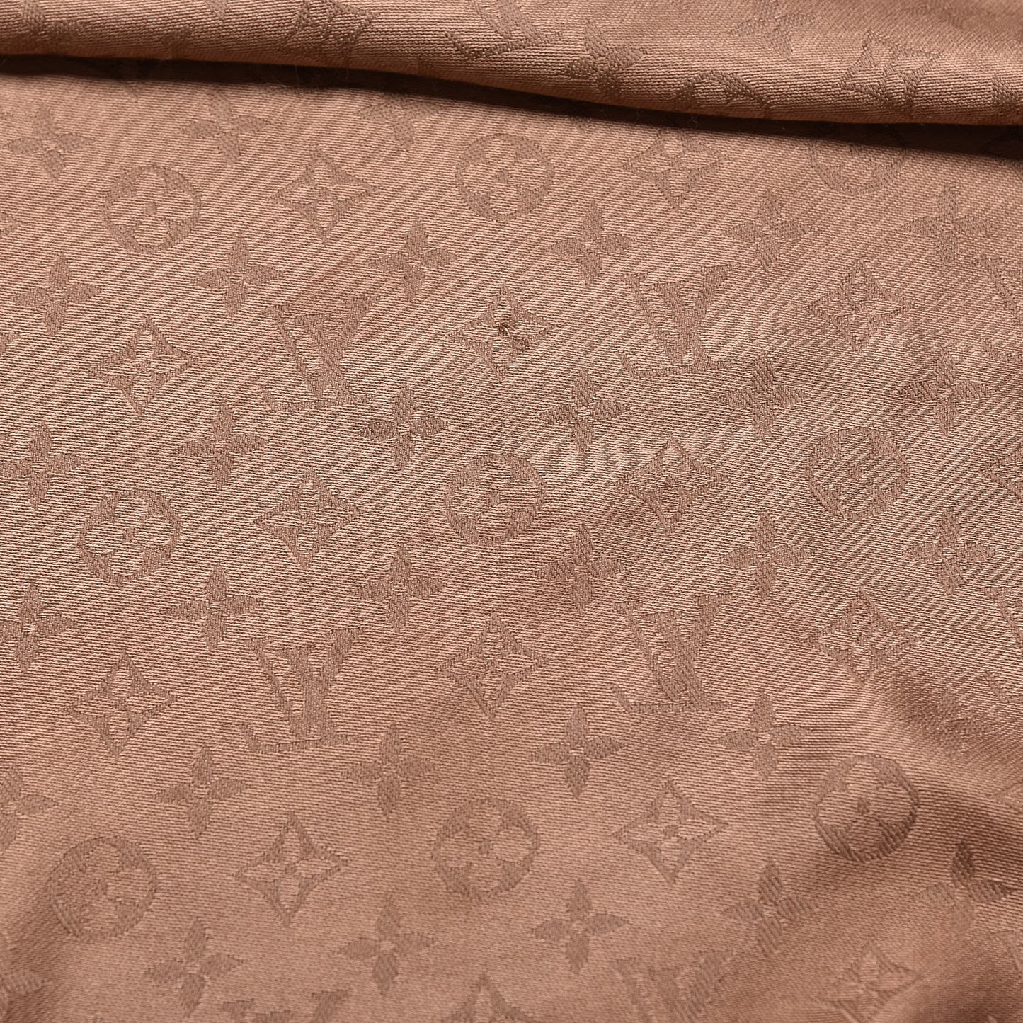 Silk Wool Monogram Shawl Dune