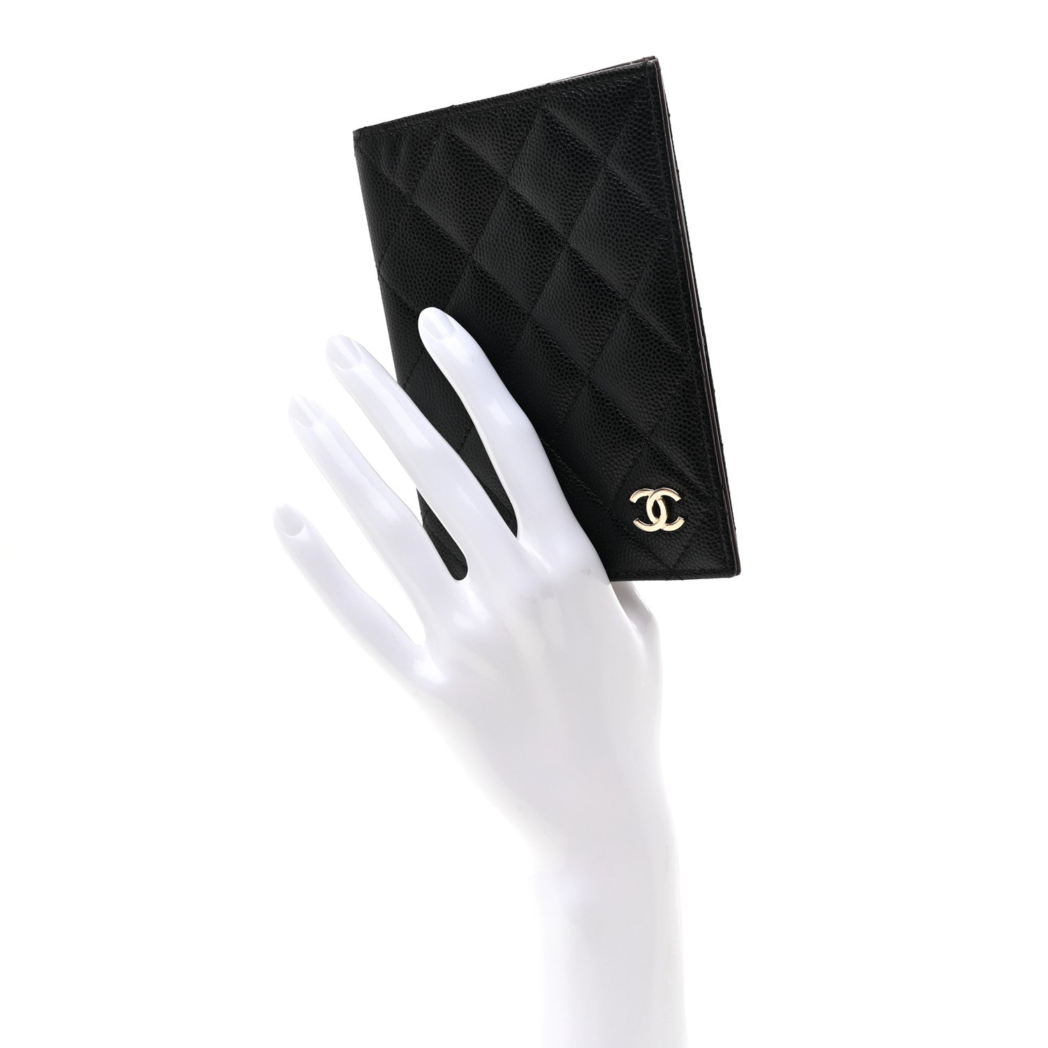 Chanel Caviar Quilted Passport Holder Black 2 of 7