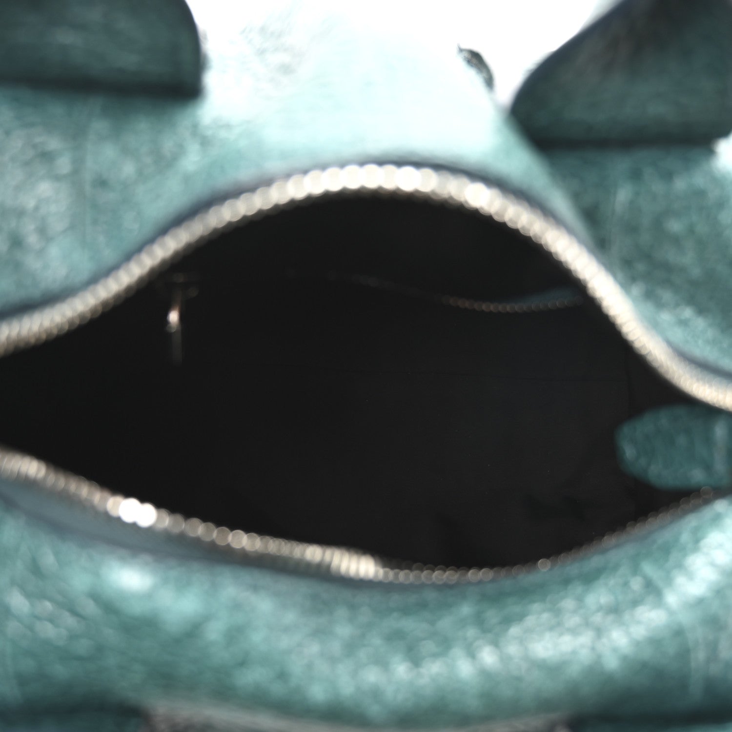 Alexander Wang Pebbled Lambskin Inside Out Rocco Rhodium Hardware Dark Mosaic 5 of 9