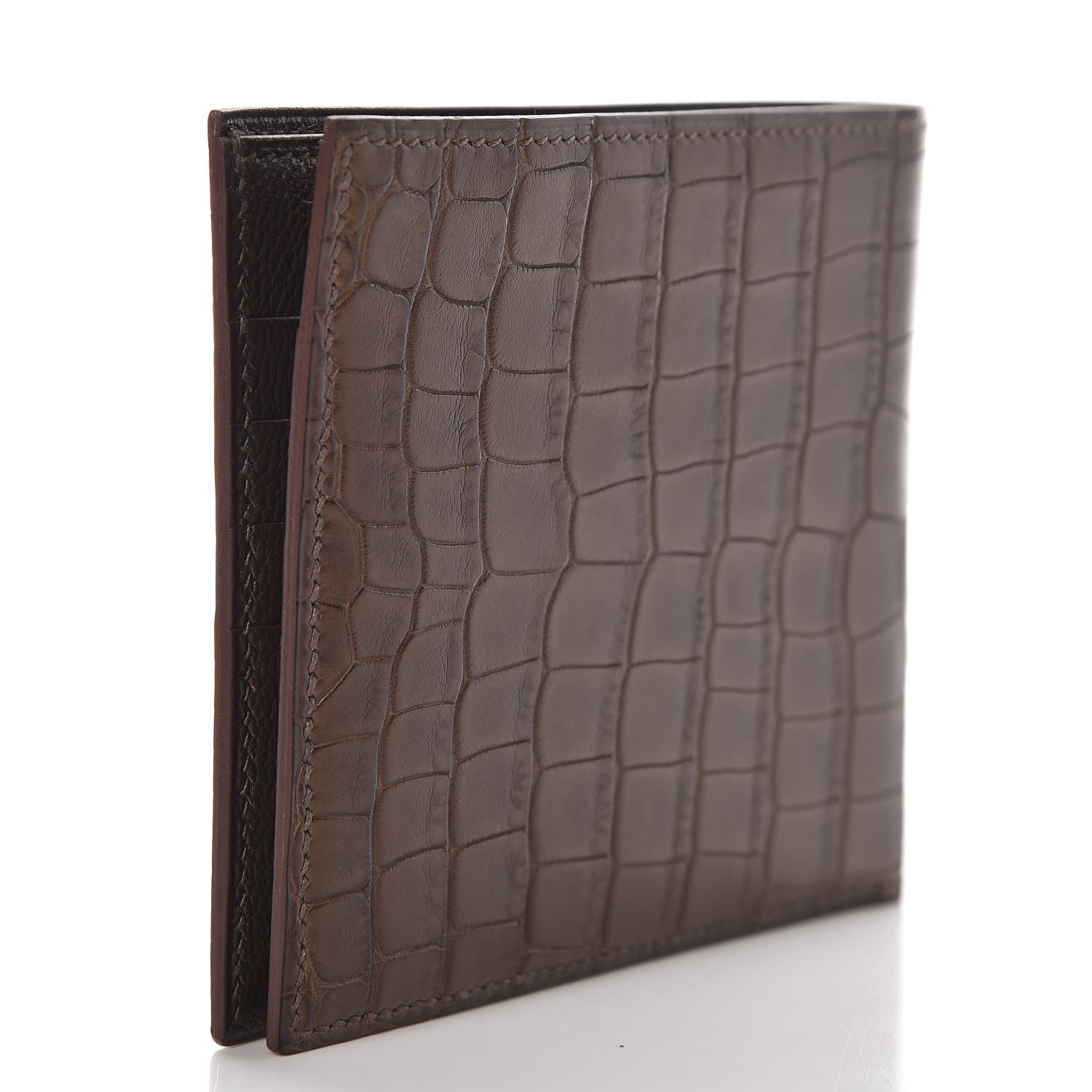 Hermes Alligator MC2 Copernic Compact Wallet Ebene 2 of 7
