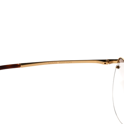Louis Vuitton Grease Mask Sunglasses Z1470U Gold 5 of 7