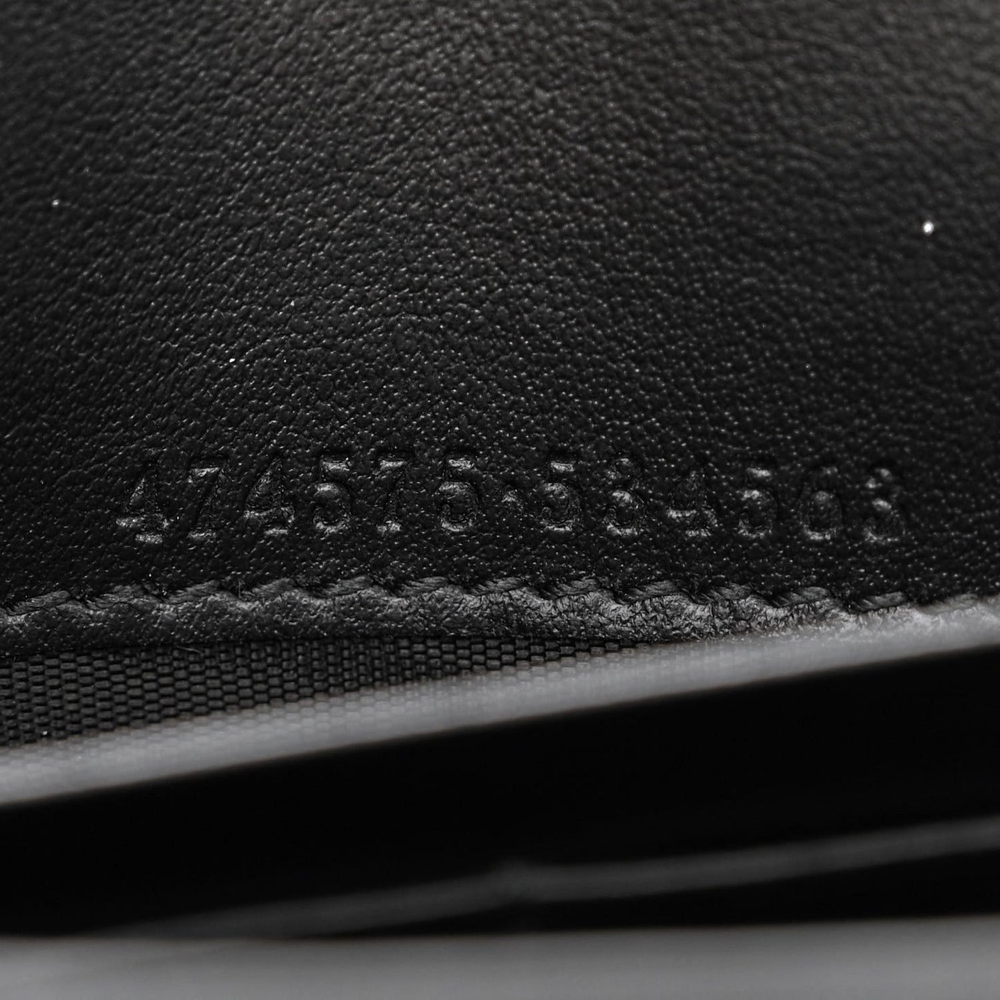 Calfskin Matelasse GG Marmont Chain Wallet Black