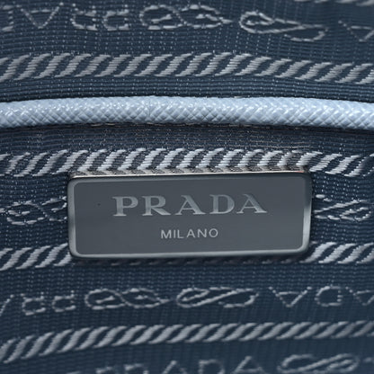 Prada Re-Nylon Vela Saffiano Pocket Double Buckle Messenger Shoulder Bag Fiordaliso 6 of 10