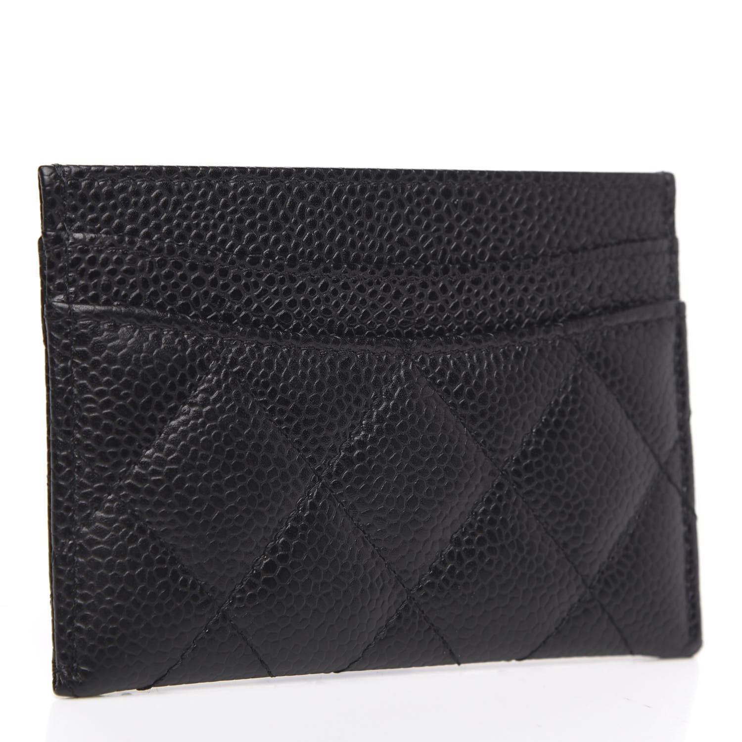 Chanel Caviar Quilted Card Holder Black 3 of 9