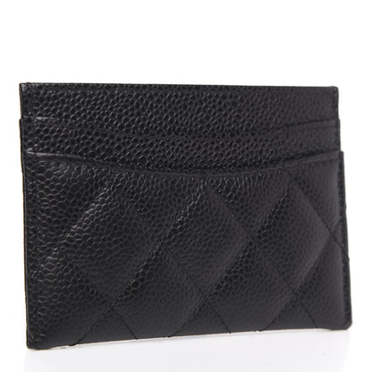 Chanel Caviar Quilted Card Holder Black 3 of 9
