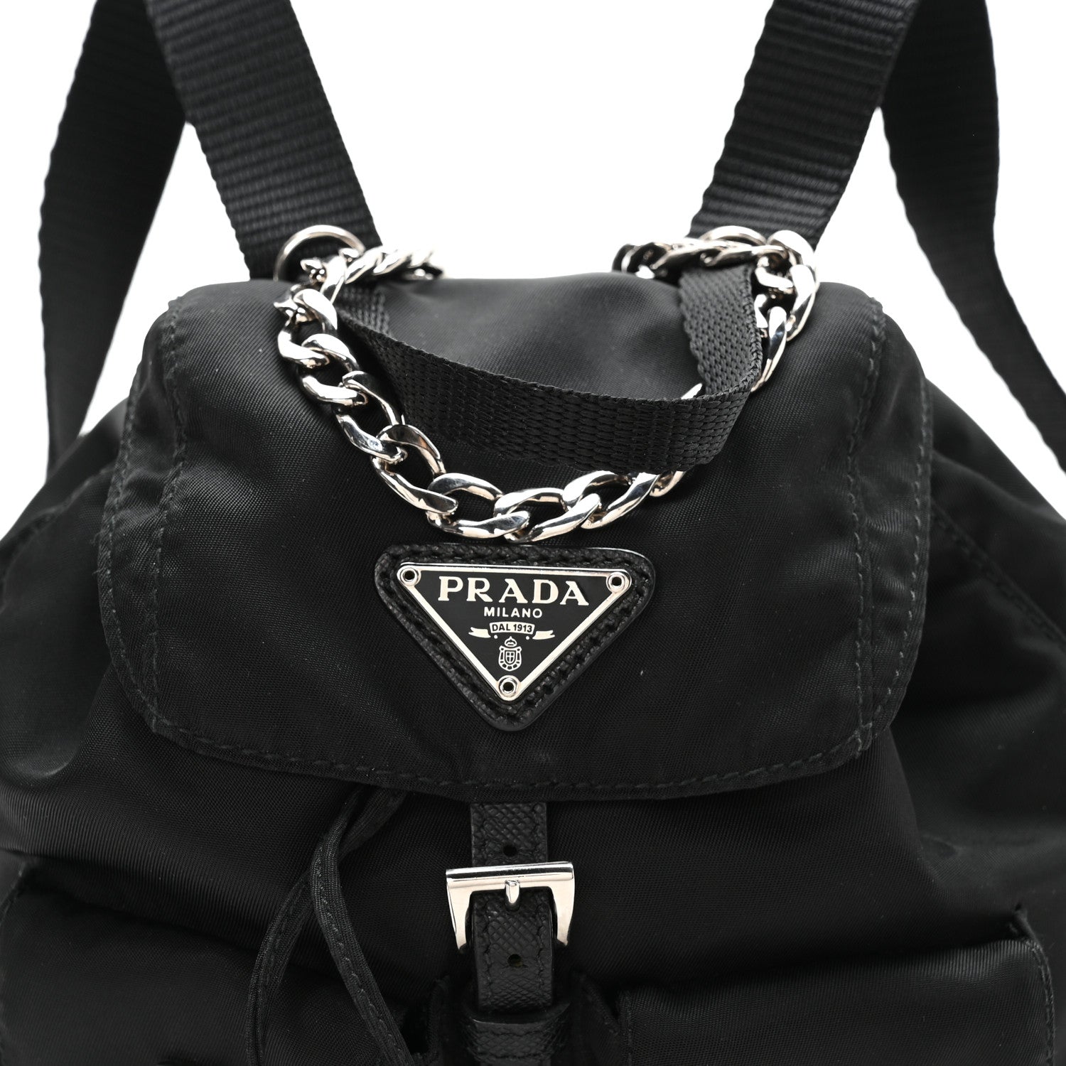 Prada Nylon Vela Mini Crossbody Backpack Black 9 of 11