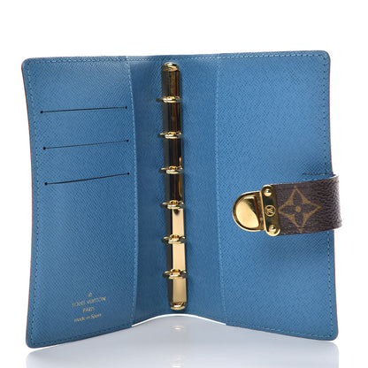 Louis Vuitton Monogram Koala Small Ring Agenda Cover Blue 7 of 10