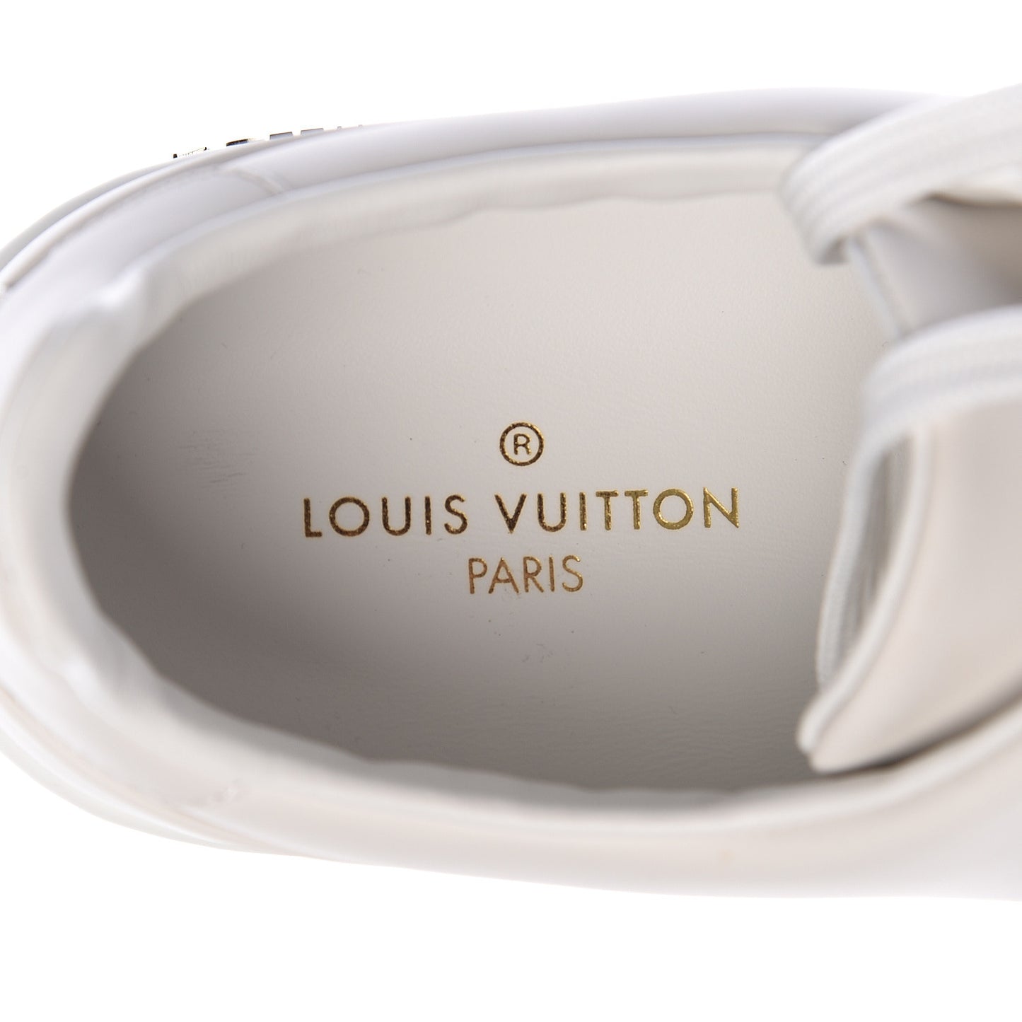 Calfskin Frontrow Sneakers 37 White