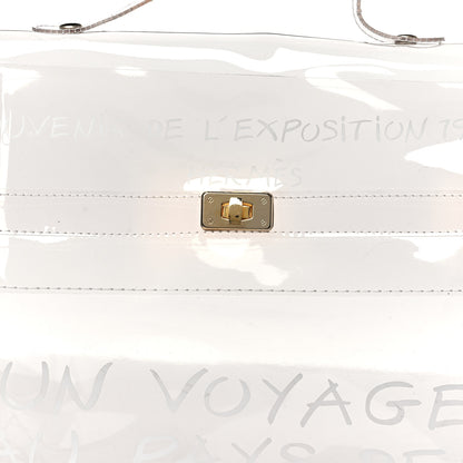 Hermes Vinyl Souvenir De L'Exposition Kelly Transparent 6 of 9