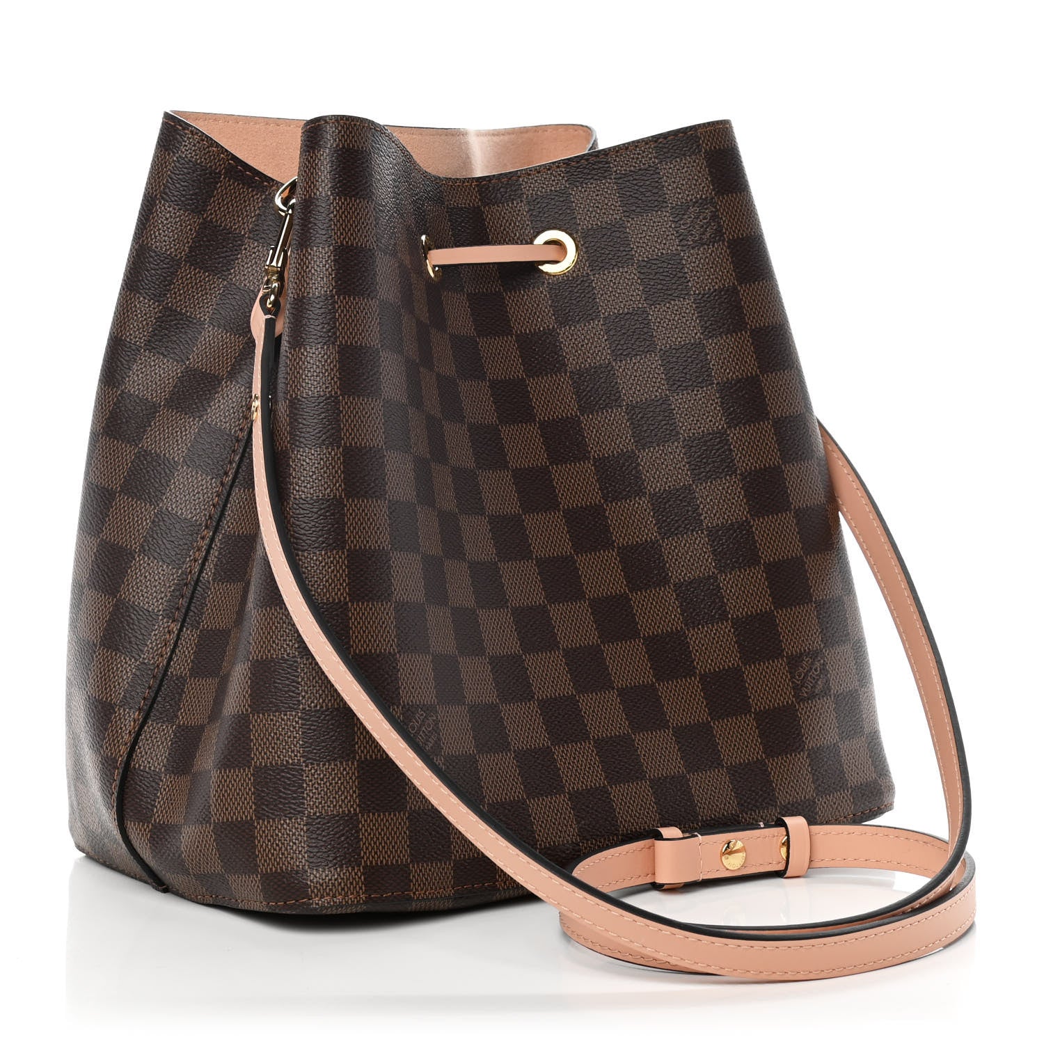 Louis Vuitton Damier Ebene Neonoe MM Venus Pink 3 of 9