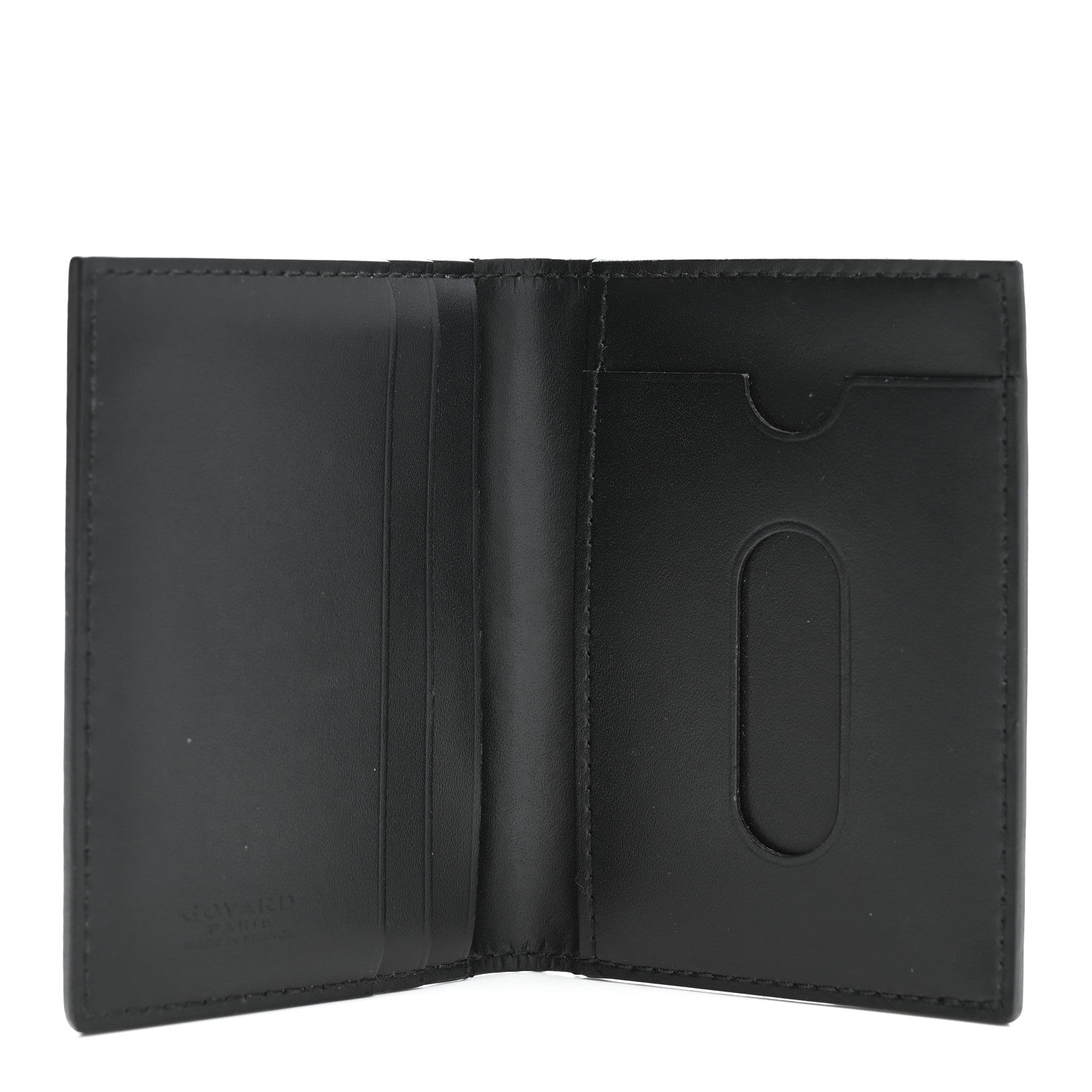 Goyard Goyardine Saint Marc Folding Card Case Black Gold 5 of 7