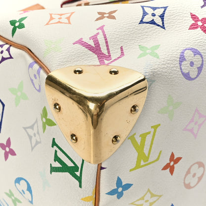 Louis Vuitton Monogram Multicolor Speedy 30 White 5 of 8