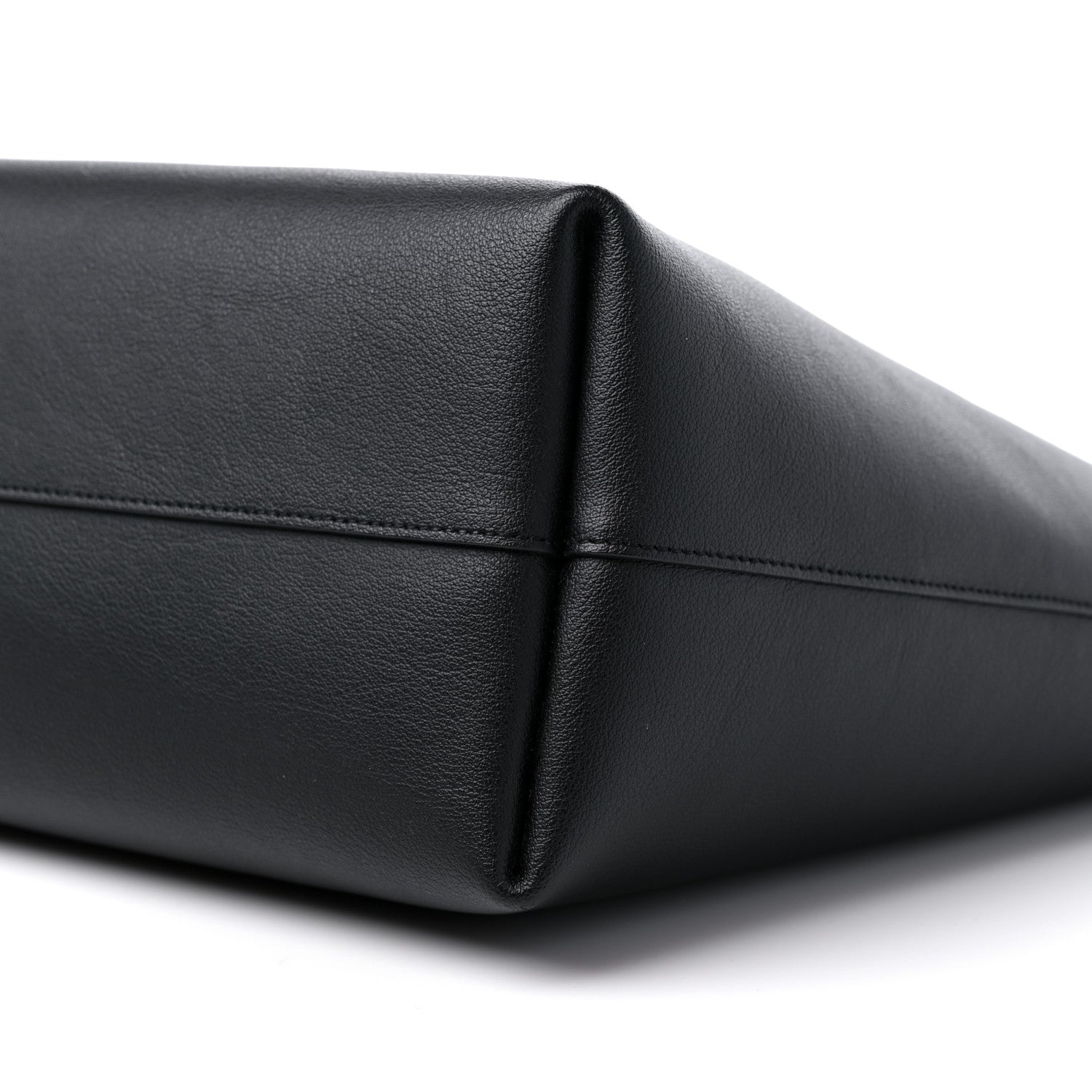 Saint Laurent Calfskin Large Shopping Tote Black 9 of 10