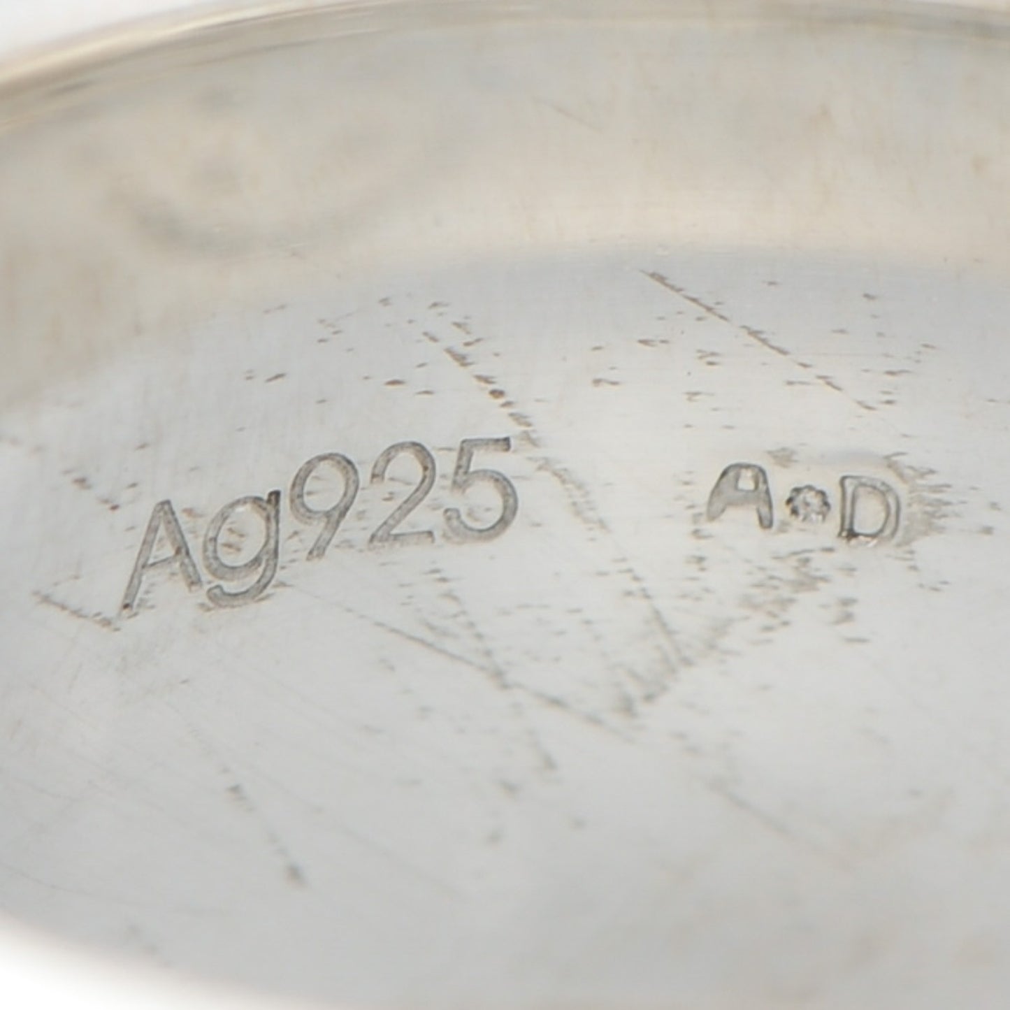 Sterling Silver Eclipse Ruban Ring GM 51 5.75