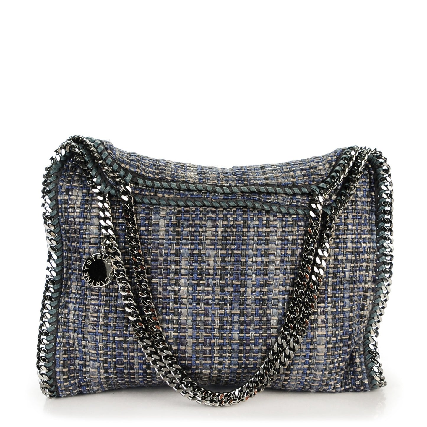 Metallic Woven Boucle Falabella Blue