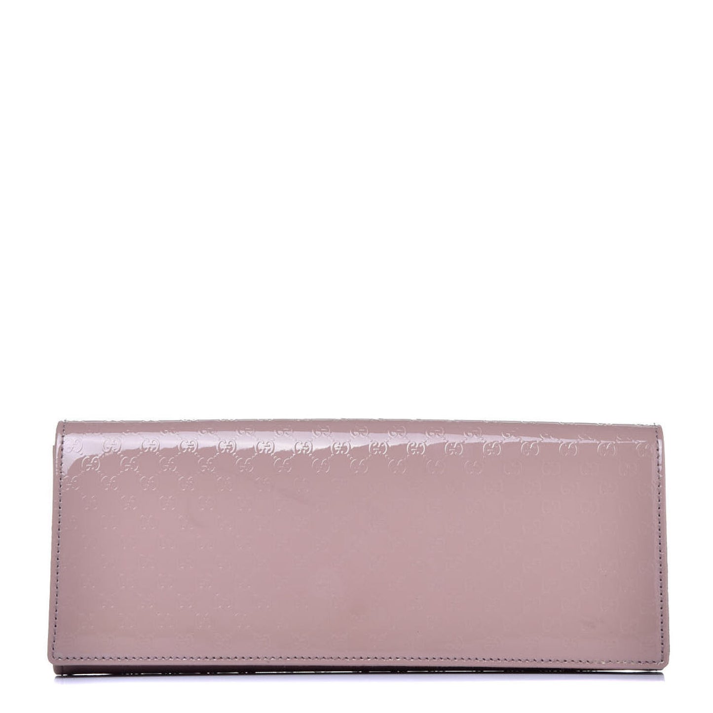 Patent Microguccissima Small Broadway Clutch Dark Cipria