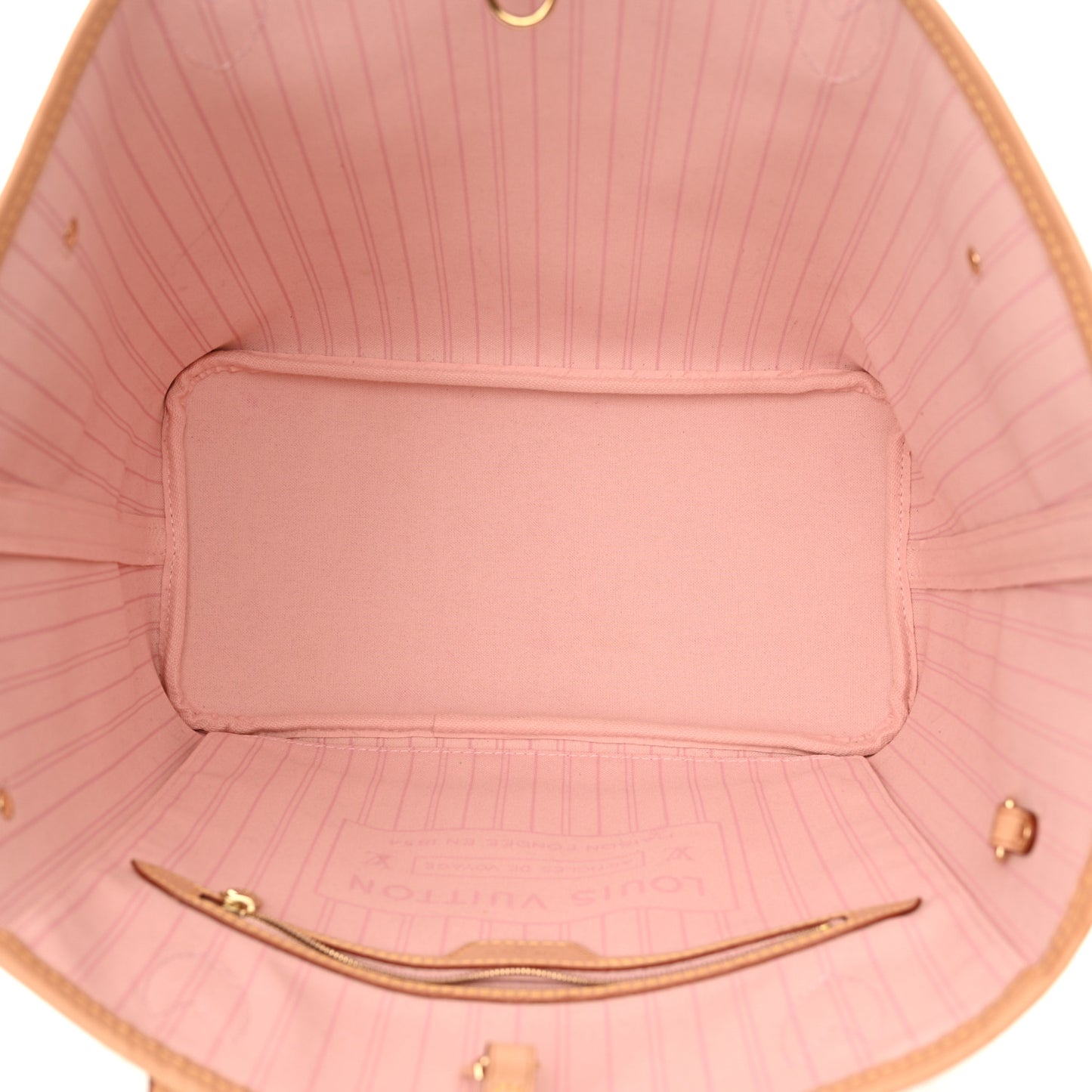 Damier Azur Neo Neverfull MM Rose Ballerine
