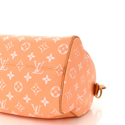 Louis Vuitton Calfskin Monogram Speedy P9 Bandouliere 25 Summer Peach 10 of 11