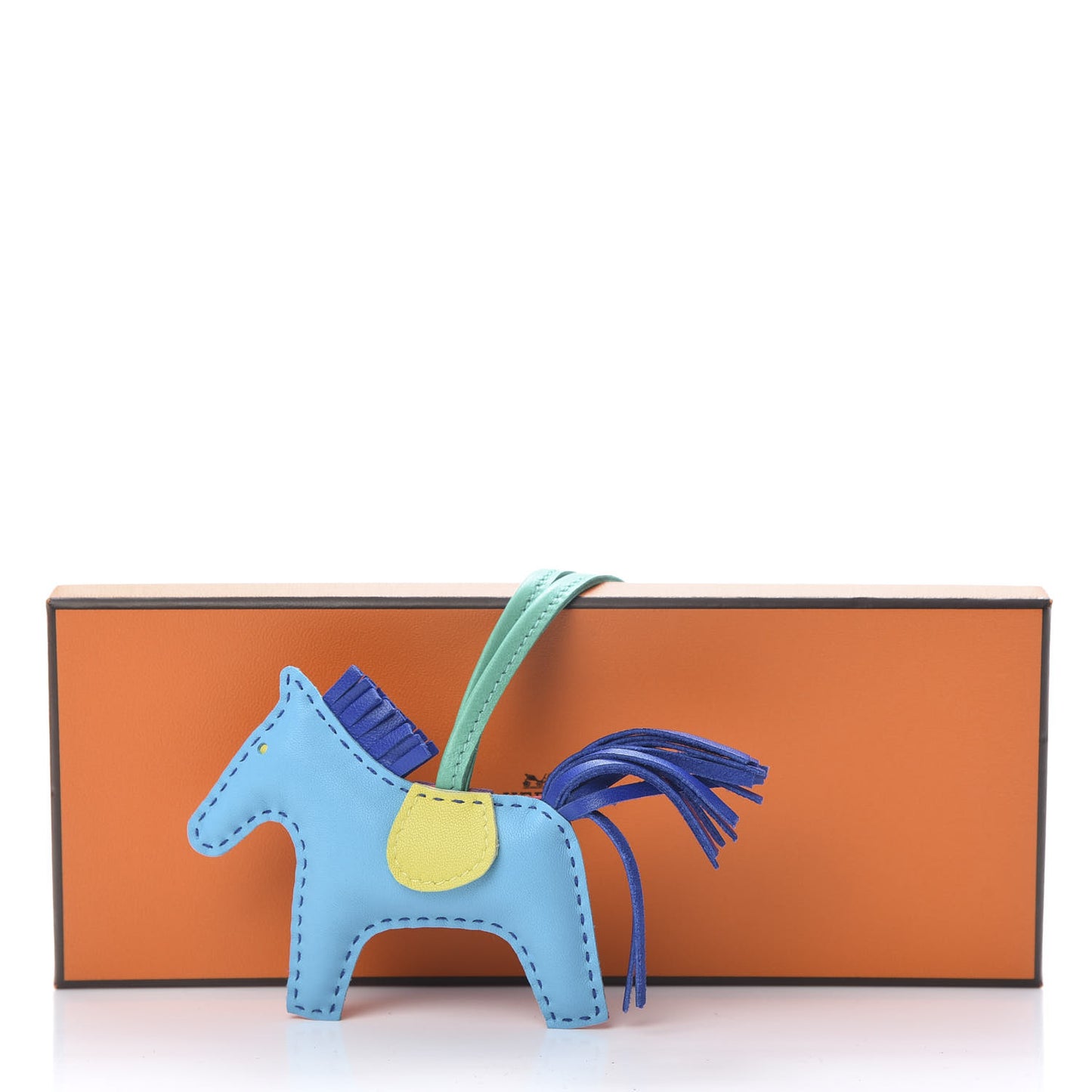 Milo Lambskin Grigri Rodeo Horse Bag Charm PM Rose Shocking Bleu Azteque Bleu Electrique Menthe Soufre Violet
