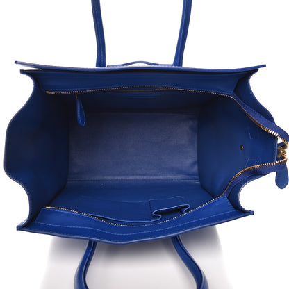 Celine Smooth Calfskin Mini Luggage Royal Blue 5 of 11