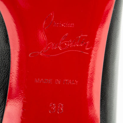 Christian Louboutin Kid Simple 100 Pumps 38 Black 6 of 7