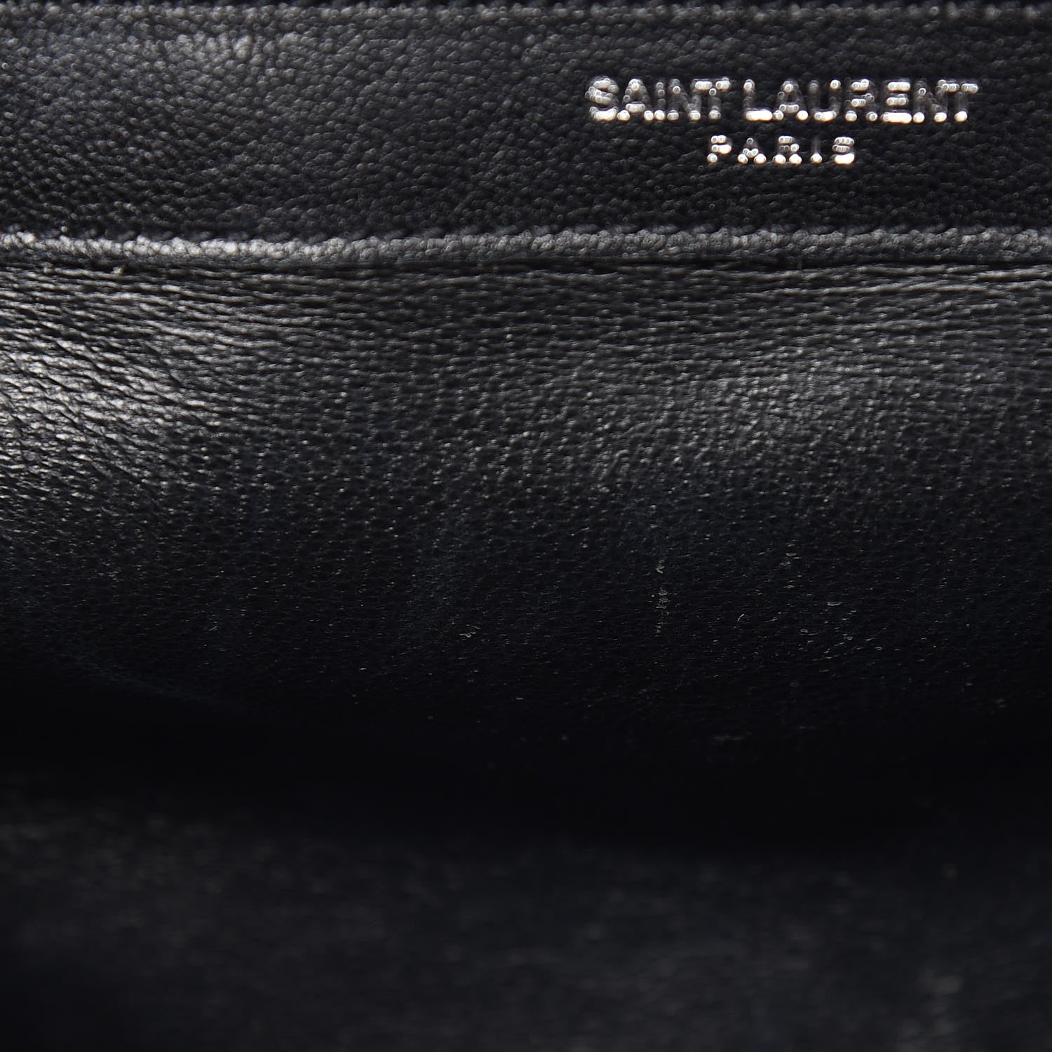 Saint Laurent Sheepskin Matelasse Chevron Monogram Large College Satchel Black 15 of 23