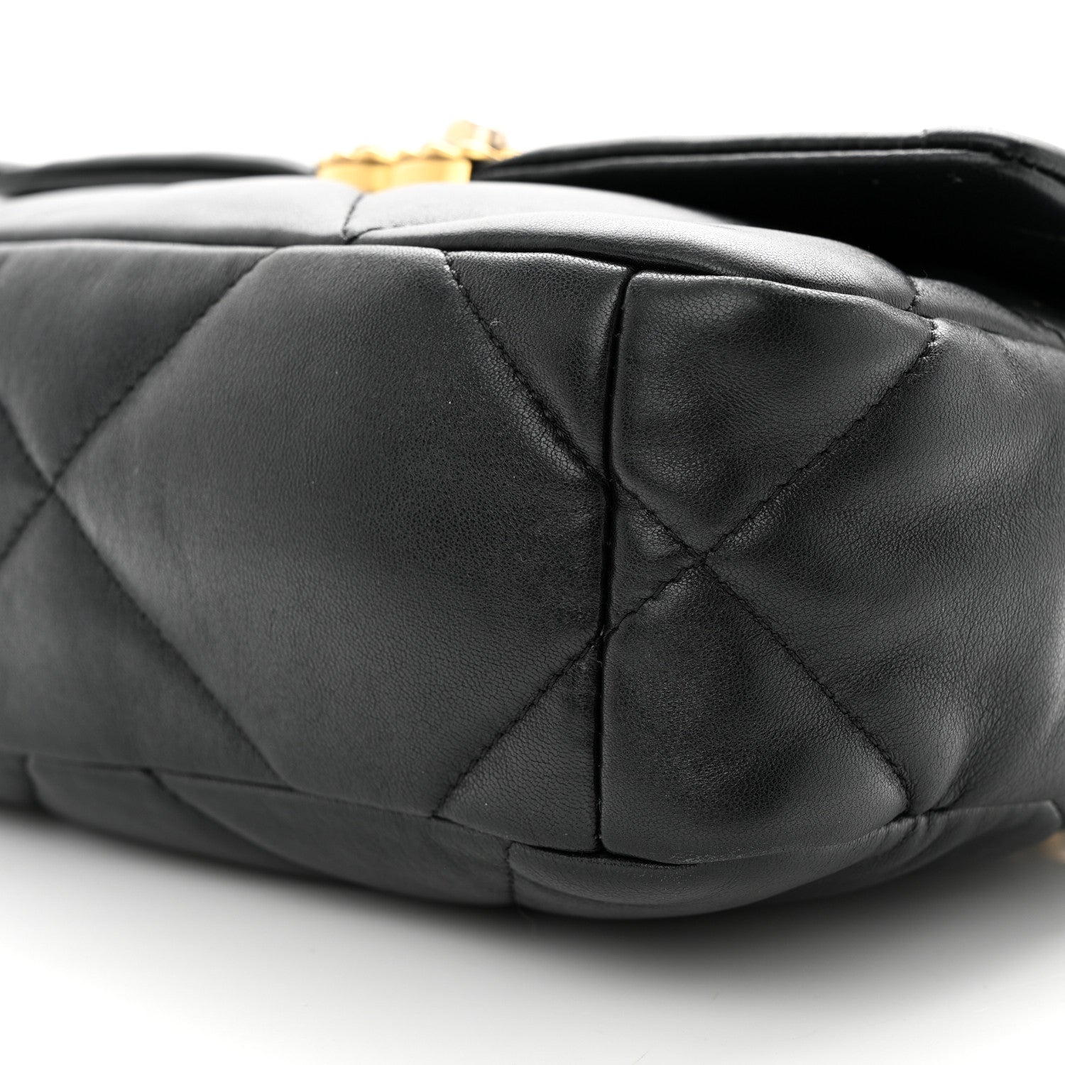 Chanel Lambskin Quilted Medium Chanel 19 Flap Black 10 of 11