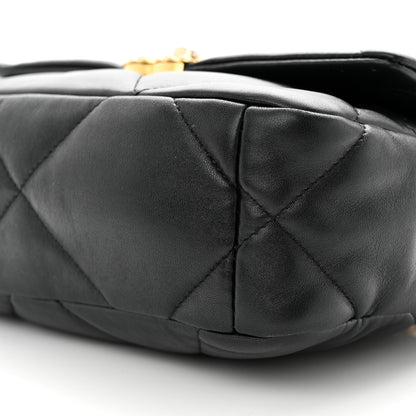 Chanel Lambskin Quilted Medium Chanel 19 Flap Black 10 of 11