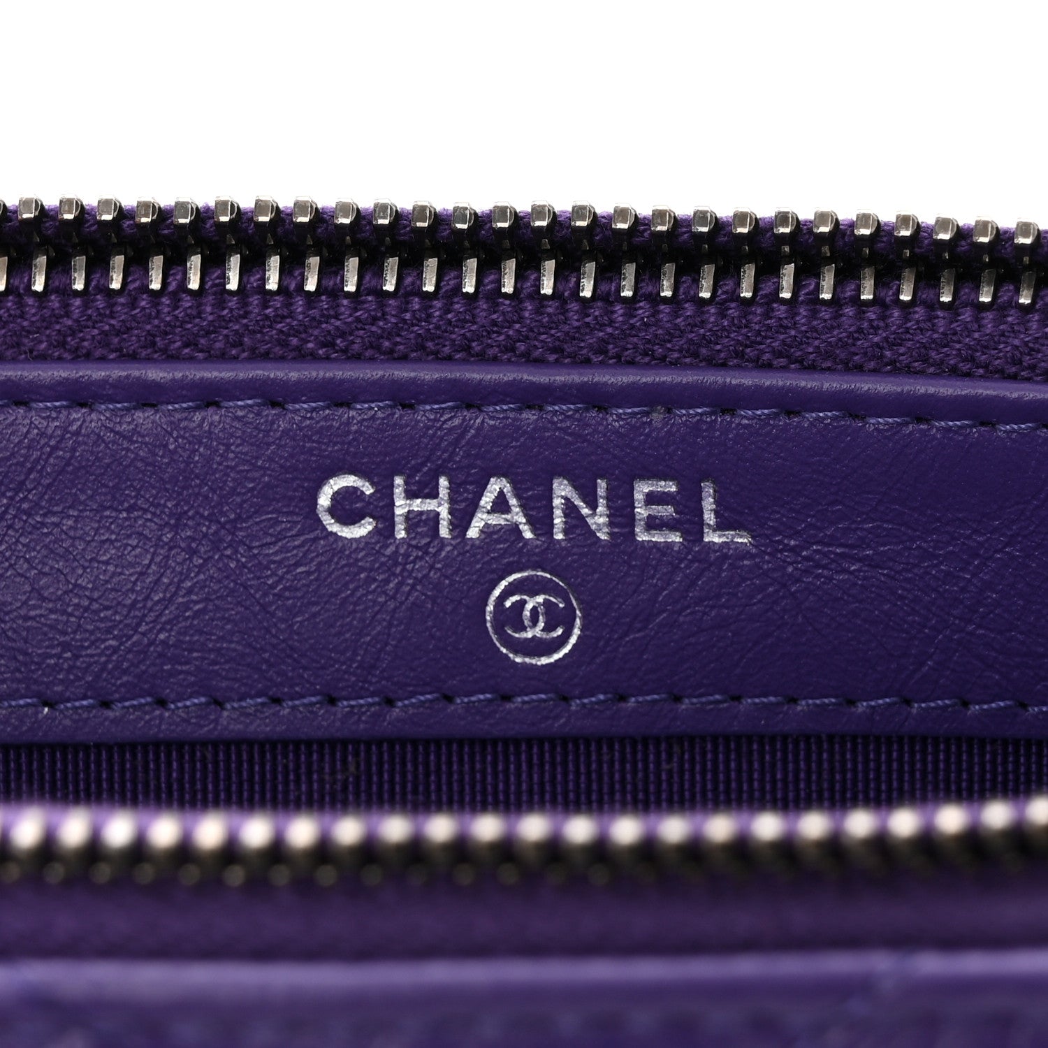 Chanel Aged Calfskin Quilted Small Gabrielle Clutch With Chain Purple 5 of 11