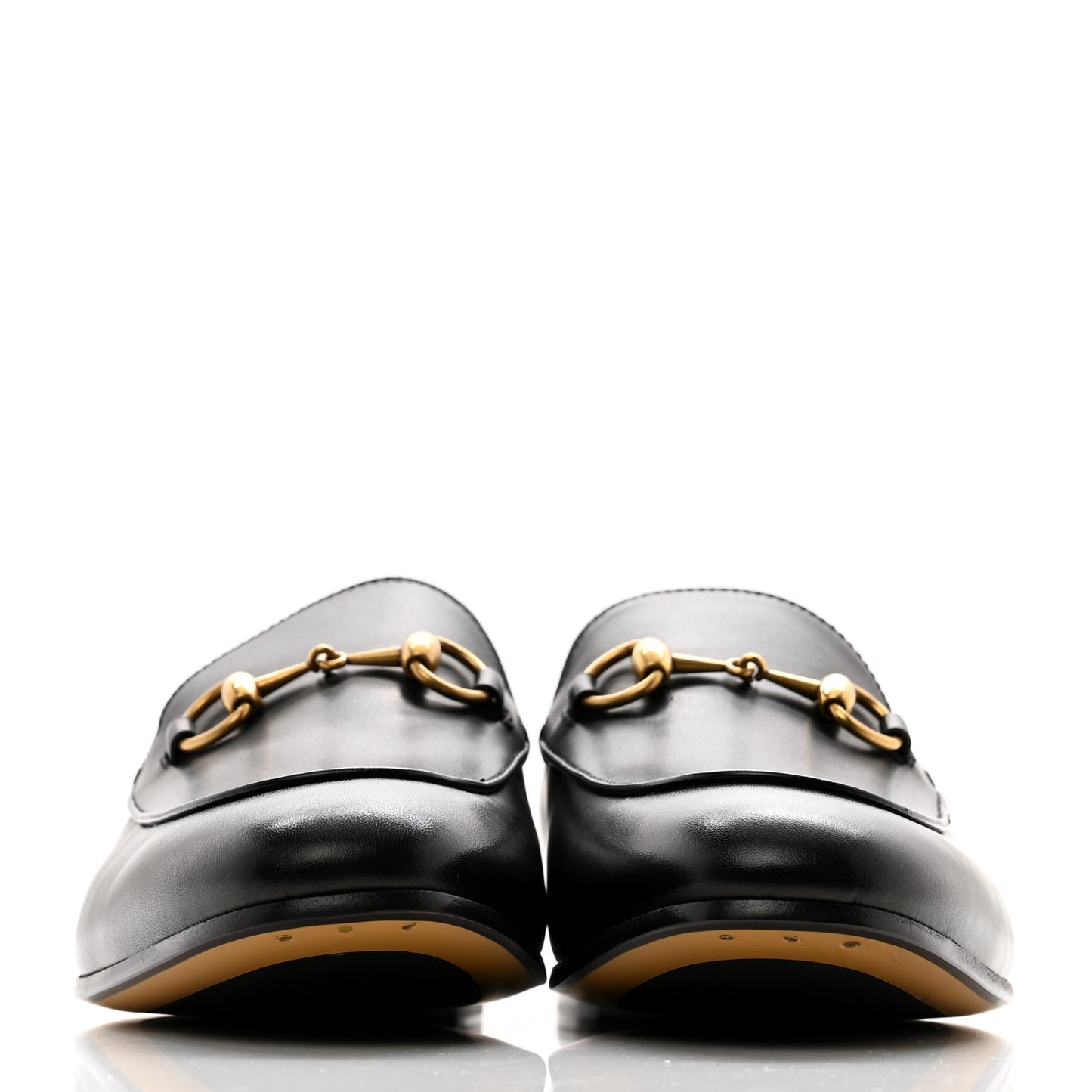 Calfskin Horsebit Mens Jordaan Loafers 9 Black