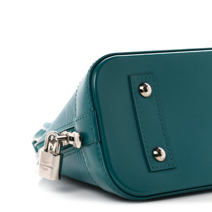 Louis Vuitton Epi Alma BB Cyan 9 of 11