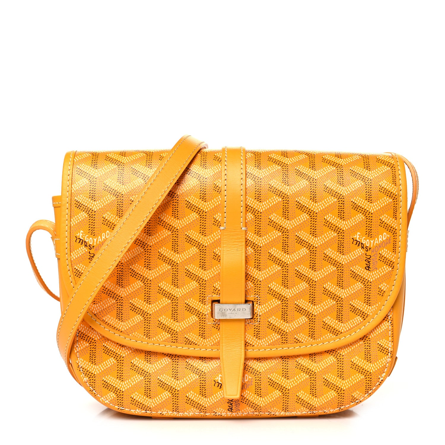 Goyard Goyardine Belvedere II PM Messenger Bag Yellow 1 of 12