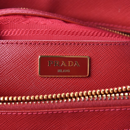 Prada Saffiano Lux Parabole Tote Fuoco 6 of 13