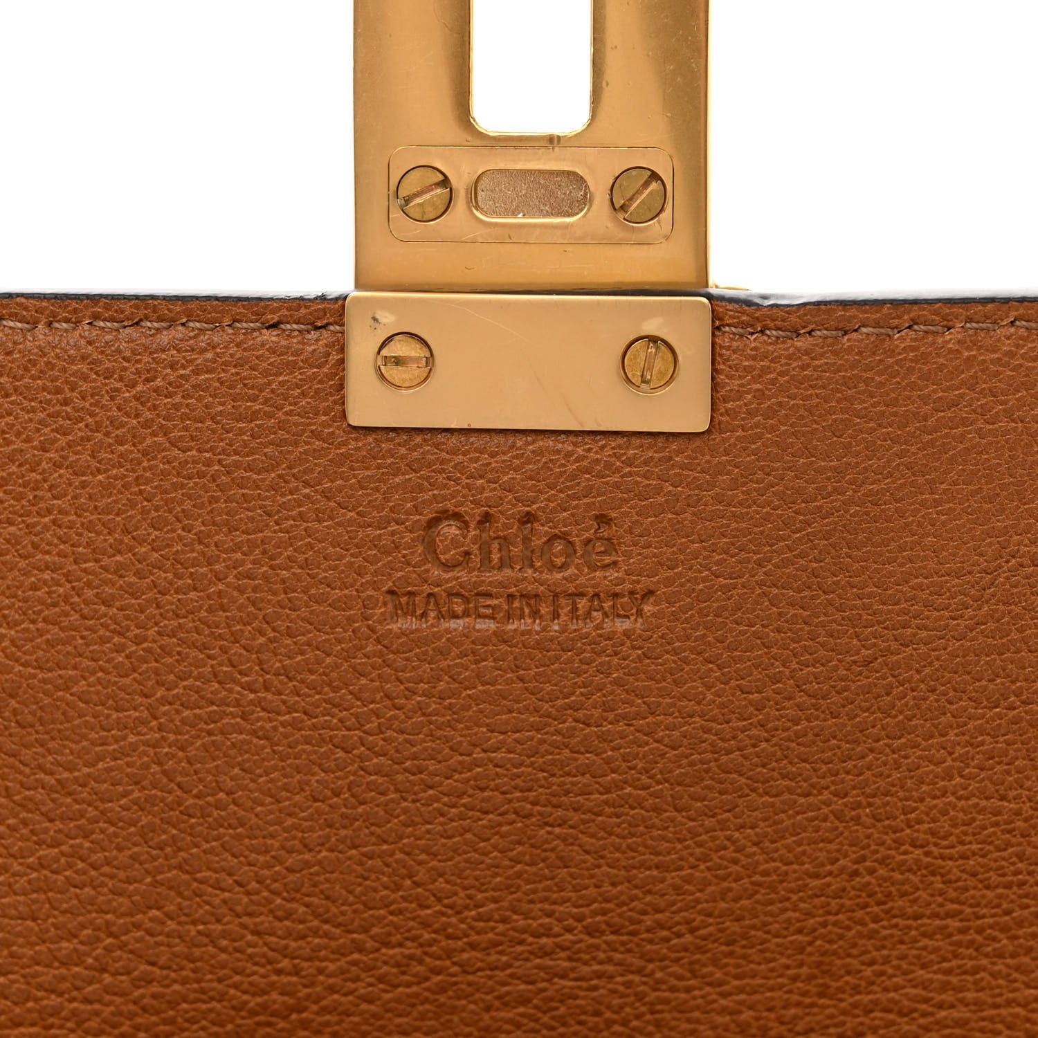 Chloe Calfskin Suede Floral Patchwork Studded Drew Shoulder Bag Caramel Multicolor 6 of 11