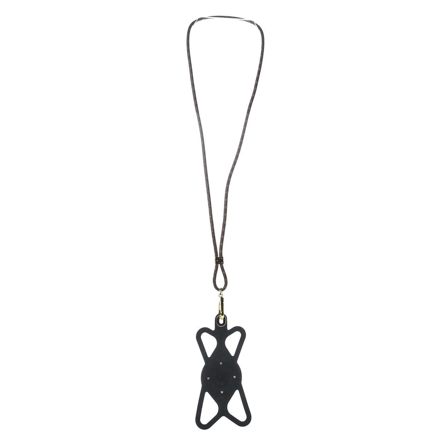 Louis Vuitton Monogram Silicone Louise Phone Holder Black 3 of 6