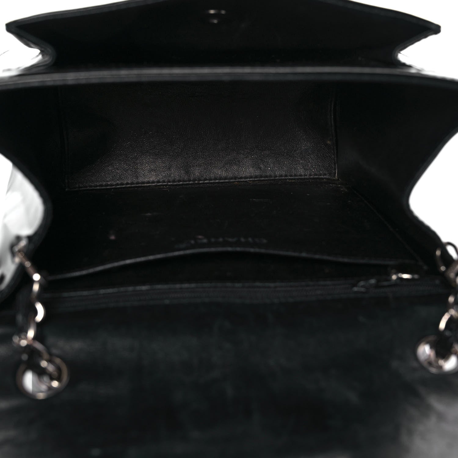 Chanel Glazed Calfskin Single Flap Black 4 of 18