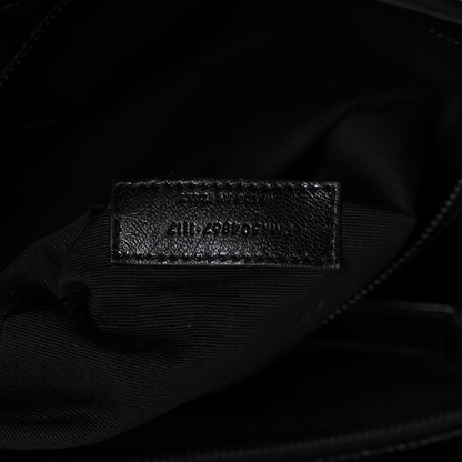 Saint Laurent Crinkled Calfskin Matelasse Monogram Large Niki Shopping Tote Bag Black 8 of 12