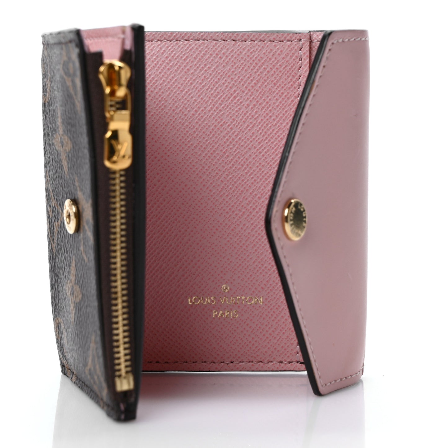 Monogram Zoe Wallet Rose Ballerine